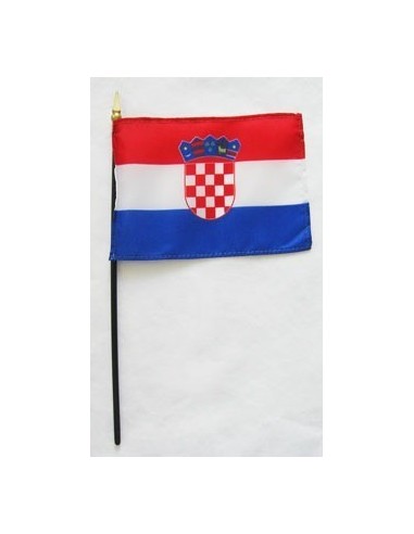 Croatia Mounted Flags 4" x 6"| Buy Online Now