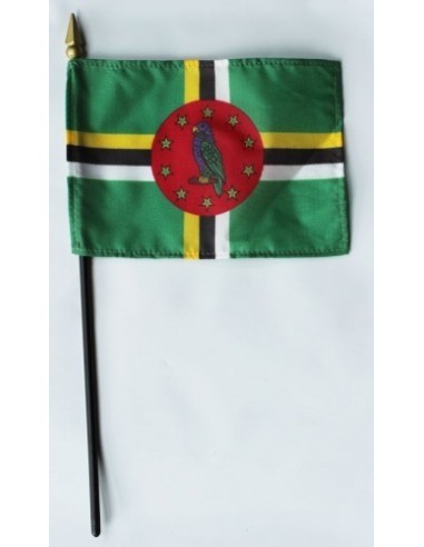 Dominica Mounted Flags 4" x 6"| Buy Online Now