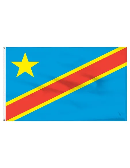 Dem Republic of Congo 2' x 3' Light Weight Polyester