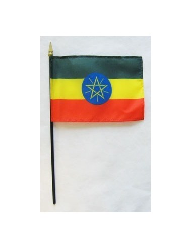 Ethiopia Mounted Flags 4" x 6"| Buy Online Now