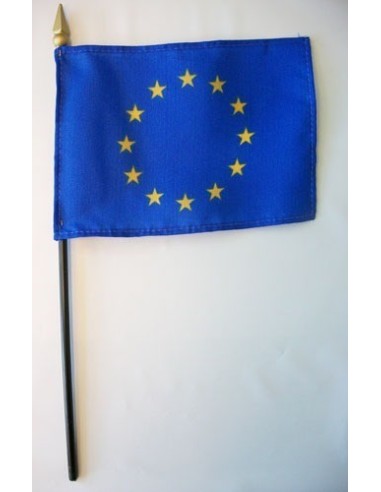 European Union Mounted Flags 4" x 6"| Buy Online Now