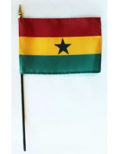 Ghana Mounted Flags 4" x 6"| Buy Online Now