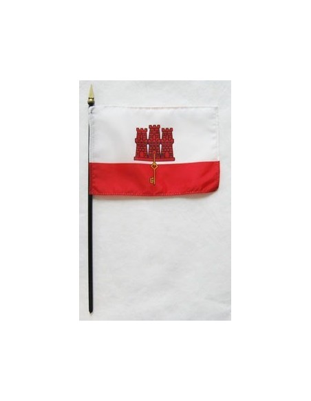 Gibraltar 4" x 6" Mounted Flags