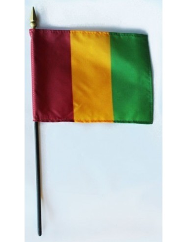 Guinea Mounted Flags 4" x 6"| Buy Online Now