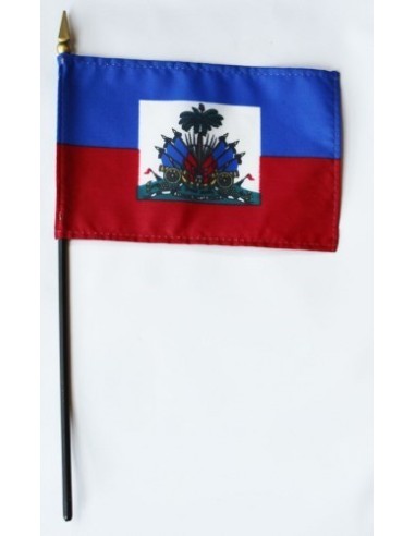 Haiti Mounted Flags 4" x 6"| Buy Online Now