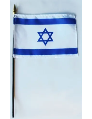 Israel Mounted Flags 4" x 6"| Buy Online Now