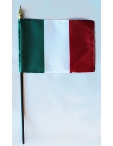 Italy Mounted Flags 4" x 6"| Buy Online Now