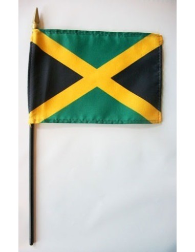 Jamaica Mounted Flags 4" x 6"| Buy Online Now