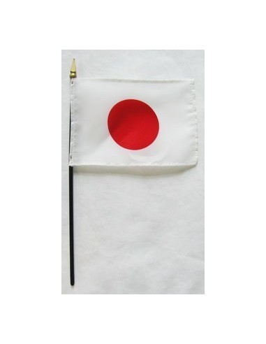 Japan Mounted Flags 4" x 6"| Buy Online Now