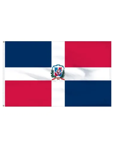 Dominican Republic 2' x 3' Indoor International Polyester Flag | Buy Online