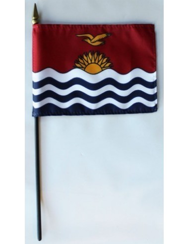 Kiribati Mounted Flags 4" x 6"| Buy Online Now