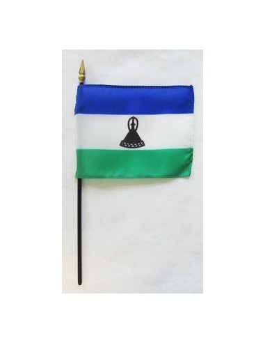 Lesotho Mounted Flags 4" x 6"| Buy Online Now