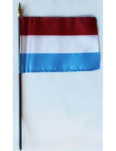 Luxembourg Mounted Flags 4" x 6"| Buy Online Now