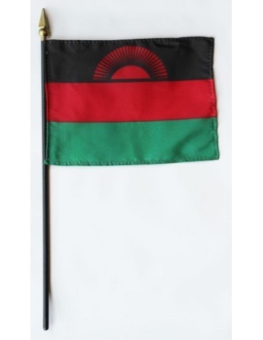 Malawi Mounted Flags 4" x 6"| Buy Online Now