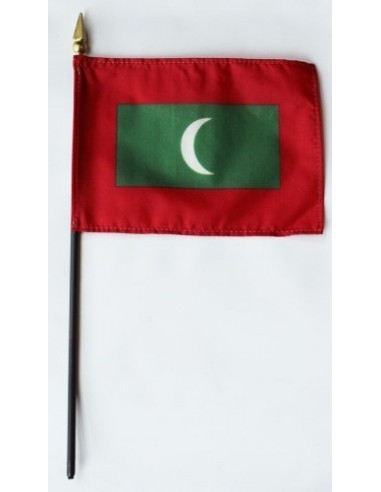 Maldives Mounted Flags 4" x 6"| Buy Online Now