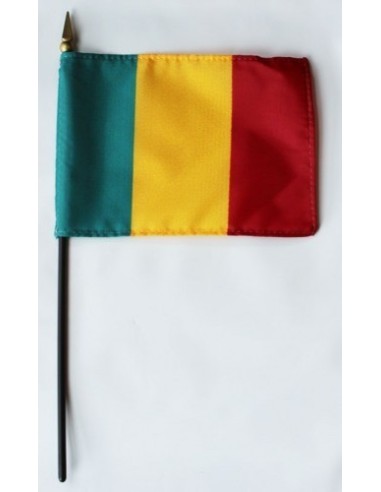 Mali Mounted Flags 4" x 6"| Buy Online Now