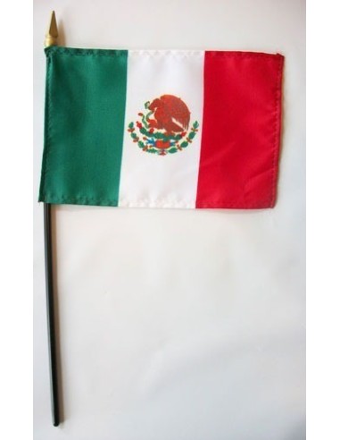 Mexico Mounted Flags 4" x 6"| Buy Online Now