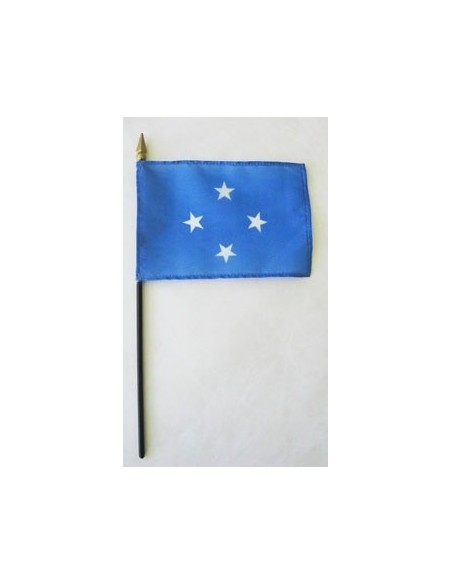 Micronesia 4" x 6" Mounted Flags