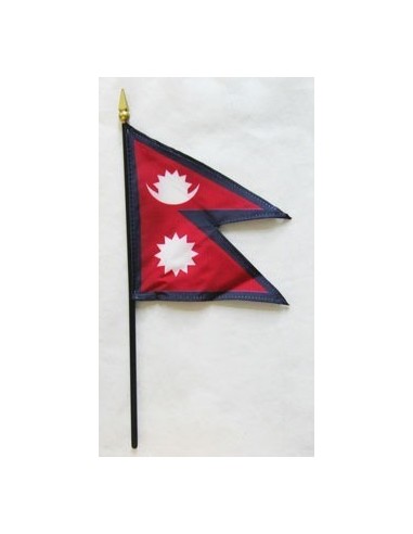 Nepal Mounted Flags 4" x 6"| Buy Online Now