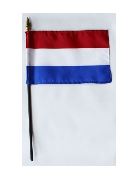 Netherlands 4" x 6" Mounted Flags