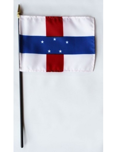 Netherlands Antilles Mounted Flags 4" x 6"| Buy Online Now