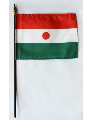 Niger Mounted Flags 4" x 6"| Buy Online Now