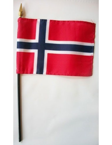 Norway Mounted Flags 4" x 6"| Buy Online Now