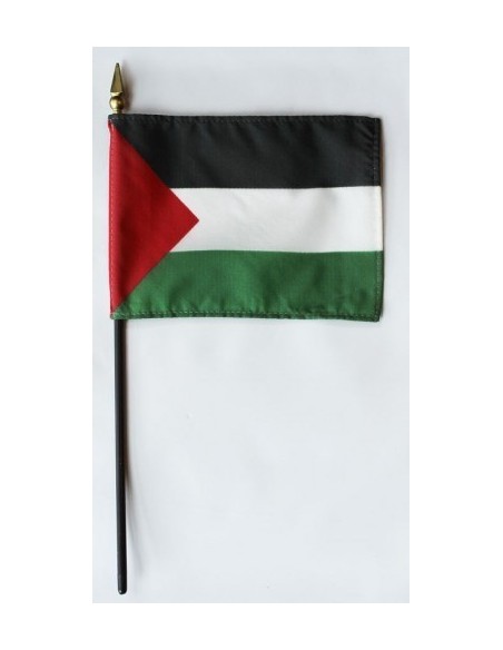 Palestinians 4" x 6" Mounted Flags