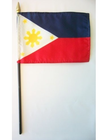 Philippines Mounted Flags 4" x 6"| Buy Online Now