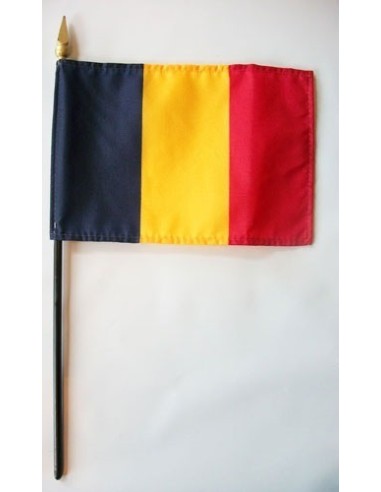 Romania Mounted Flags 4" x 6"| Buy Online Now