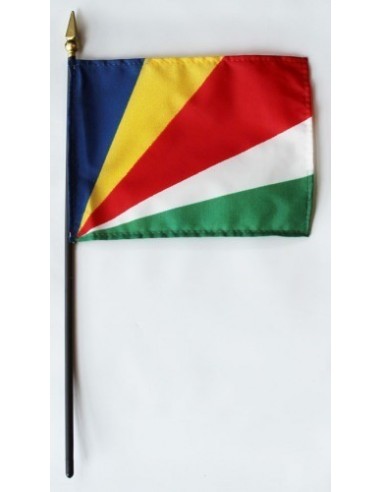 Seychelles Mounted Flags 4" x 6"| Buy Online Now