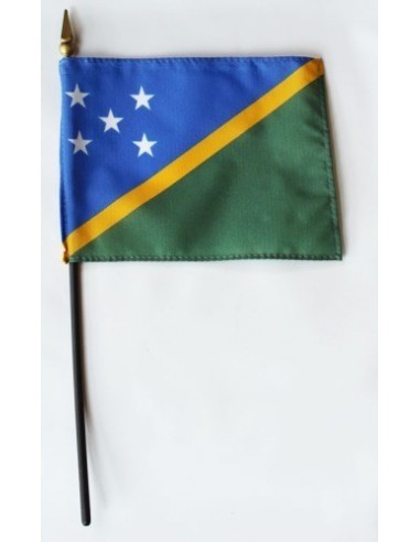 Solomon Islands Mounted Flags 4" x 6"| Buy Online Now