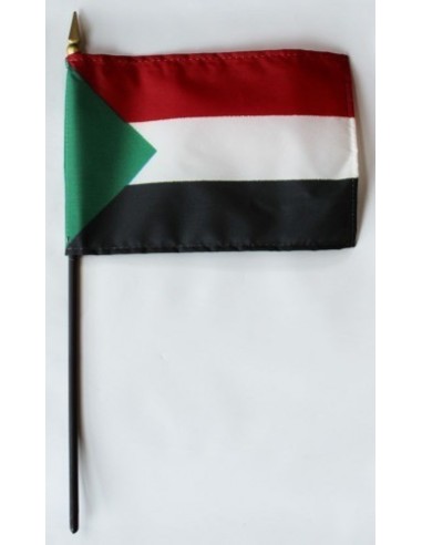 Sudan Mounted Flags 4" x 6"| Buy Online Now