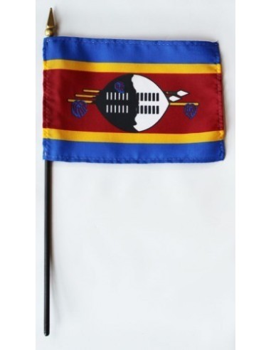 Swaziland Mounted Flags 4" x 6"| Buy Online Now