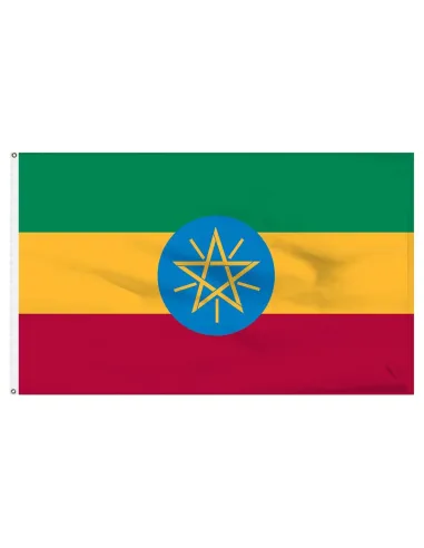 Ethiopia 2' x 3' Indoor International Polyester Flag | Buy Online