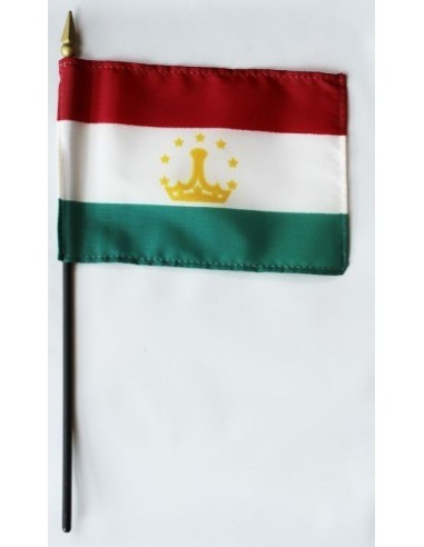 Tajikistan Mounted Flags 4" x 6"| Buy Online Now