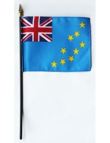 Tuvalu Mounted Flags 4" x 6"| Buy Online Now