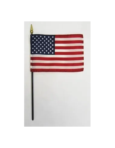 United States Mounted Flags 4" x 6"| Buy Online Now