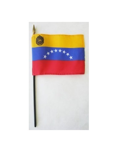 Venezuela Mounted Flags 4" x 6"| Buy Online Now