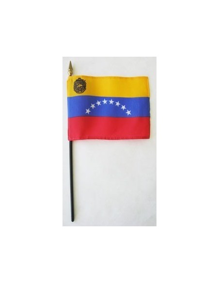 Venezuela 4" x 6" Mounted Flags