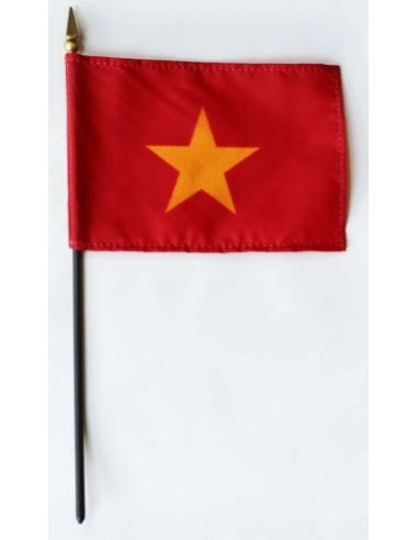 Vietnam Mounted Flags 4" x 6"| Buy Online Now