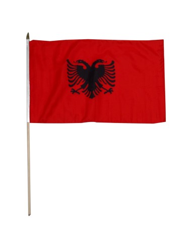 Albania Mounted Flag 12" x 18"| Buy Online Now