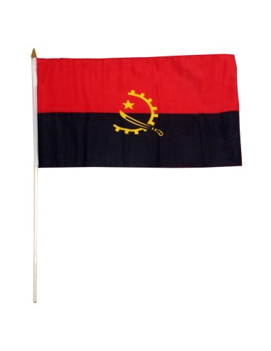 Angola Mounted Flag 12" x 18"| Buy Online Now