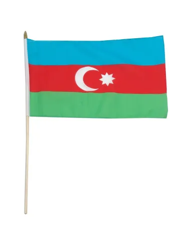 Azerbaijan Mounted Flag 12" x 18"| Buy Online Now