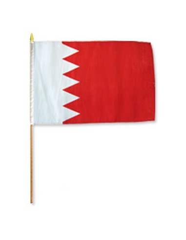 Bahrain Mounted Flag 12" x 18"| Buy Online Now