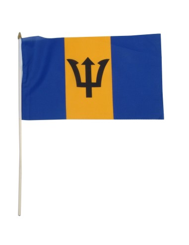 Barbados Mounted Flag 12" x 18"| Buy Online Now