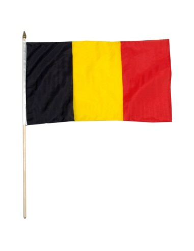 Belgium Mounted Flag 12" x 18"| Buy Online Now