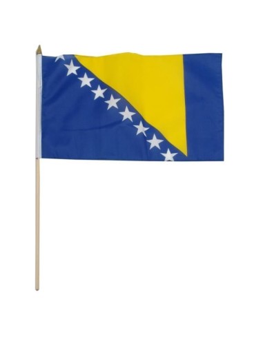 Bosnia-Herzegovina Mounted Flag 12" x 18"| Buy Online Now