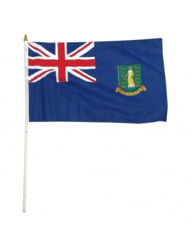 British Virgin Islands Mounted Flag 12" x 18"| Buy Online Now