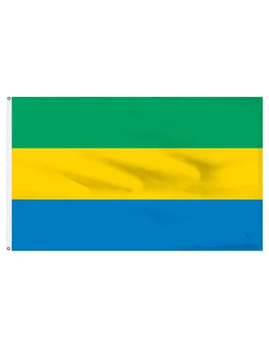 Gabon 2' x 3' Indoor International Polyester Flag | Buy Online